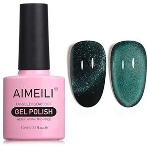 AIMEILI Hema Free Cat Eye Gel Nagellak UV LED Gellack Soak Off Vegan Cruelty-Free Gel Polish 10ml (764)