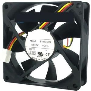 Voor FOXCONN PV802512L DC 12V 0,20A 80x80x25mm 4-draads serverkoelventilator