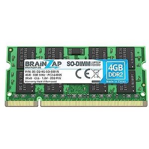 BRAINZAP - 4GB DDR2 - SO-DIMM - Werkgeheugen - 800 MHz - 1.8V - CL6