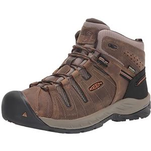 KEEN Utility Men's Flint 2 Mid Height Soft Toe Waterproof Non Slip Work Boots