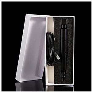 Professionele Permanente Make-up Machinepen voor Wenkbrauwen Microblading Tattoo Gun Makeup Machine Kit (Color : Black)