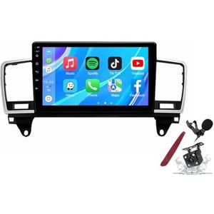 Android 14 Autoradio Navi voor B-enz M-Klasse(2011-2015) 9 Inch Touchscreen Multimedia Speler met Draadloze Carplay GPS Navigatie FM RDS Bluetooth 5G-WiFi SWC DSP,M100s
