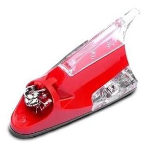 Audio- & videoantennes voor auto Auto Wind Shark Fin Antenne Flash Upgrade Autoradio Signaalversterking Dakantenne Accessoires Autoradio Antenne(Red Shell)