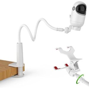 Babyfoonhouder/babycamerahouder, universele babyfoonhouder, compatibel met babyfoons met 1/4 inch schroef en babycamera's met aparte sokkel of standaard