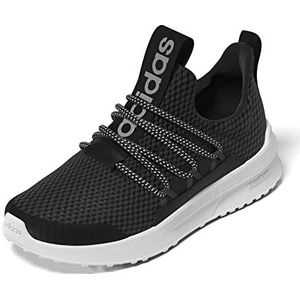 adidas Lite Racer Adapt 5.0 Running Shoe, Core Black/FTWR White/Carbon, 2 US Unisex Little Kid