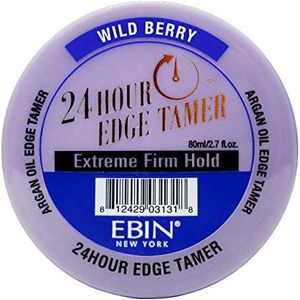 EBIN NEW YORK 24 uur Edge Tamer Refresh - Extreme Firm Hold, 76 g, Wild Berry - Geen schilfering, geen wit residu, glans en glad met arganolie en ricinusolie