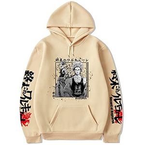 xhomeshop Record of Ragnarok Hoodie Unisex Lange mouwen Casual Hooded Sweater Anime Adam Cosplay