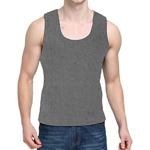 Warme tanktops voor heren | Dubbelzijdig fluwelen thermisch thermo kleding ondergoed voor mannen, vocht-Wicking heren thermisch fleece gevoerd ondergoed tops tanktop voor ouderen opwarming