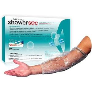 PICC LINE en Bandage COVERS - 25 Pack - KLEIN - Elleboog/knie waterdichte wondbescherming - Wegwerp - Waarde!