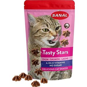 Sanal Tasty Stars kat zalm 40 gram