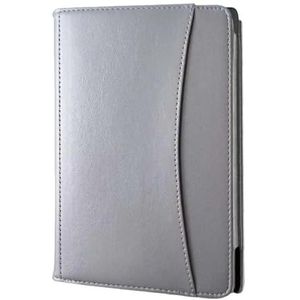 Pu Leather Smart Cover Case Geschikt for Kobo Aura One 7.8“ N709 eReader Pocket Sleeve Met Auto Sleep Funda (Color : Silver)