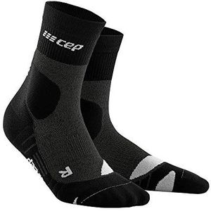 CEP Hiking Merino Mid Cut Socks Redesign voor heren, enkellange wandelsokken met compressie, trekkingsokken voor optimale stapveiligheid