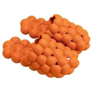 fengqingyunyan0304 Diapositive Comfort Bubble Soft EVA flipflops voor dames en heren, Oranje, 45 EU