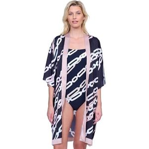 Gottex Bedek zwemkleding voor dames, Zwart Crème, L