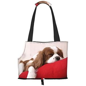 Cavalier King Charles Spaniel, Pet Carrier Handtassen, Schoudertas, Opvouwbare draagtas voor huisdier