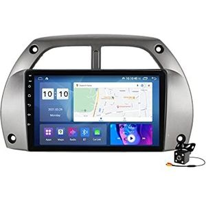 Android 15 auto stereo radio voor RAV4 2001-2006 GPS Navigatie 9in touchscreen MP5 mediaspeler video-ontvanger met WiFi 4G DSP Carplay,M6pro plus,8+256GB