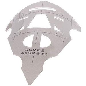 Utoolmart Masker Heerser Wenkbrauw Verzorging Stencils, Wenkbrauw Stencil Wenkbrauw Stencil Liniaal Vormgeven Sjabloon voor DIY Grooming