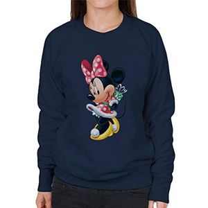 Disney Kerst Minnie Mouse verbergen huidige vrouwen Sweatshirt