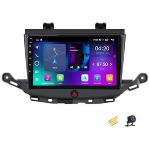 ZARAPLUS Android 14 2 DIN Bluetooth autoradio Touchscreen 9 inch voor Opel Astra K 2016~2020 met achteruitrijcamera / GPS-navigatie / BT / stuurwiel afstandsbediening / multimediaspeler, NF2