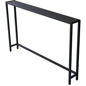 Slim Consoletafels Diepte 15 Cm, Hoge Bank Bijzettafels Entrance Table Gangtafel Achter De Banktafel Voor Huis Woonkamer Decor(Size:100 * 15 * 75CM,Color:zwart)