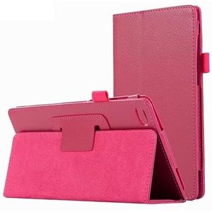 PU Leather Flip Stand Cover Compatibel Met Lenovo Tab M7 TB-7305F TB-7305I TB-7305X 7.0 inch Tablet Case Funda (Color : Rose)