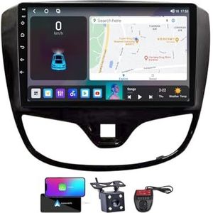 9 Inch Touchscreen Dubbel DIN Autoradio Compatibel met Opel Karl Vinfast Fadil 2017-2020 met Carplay/Android Auto FM RDS DAB+ Autoradio Draadloze Carplay Android Auto Bluetooth DSP(NF-6)