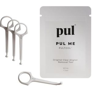 PUL Clear Aligner Removal Tool Compatibel met verwijderbare braces en splints, retiners, tandartsen en aligners - Accessoires voor Hygiënische Orale Care, Persoonlijke Orthodontische Care - Wit (Pack