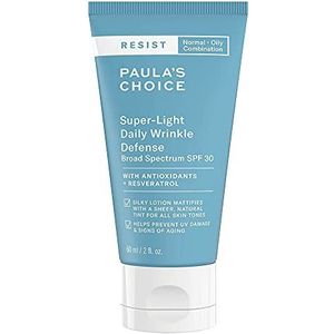 Paula's Choice RESIST Anti-Aging Dagcrème met Subtiele Tint & SPF 30 - Licht Hydraterende Crème met Resveratrol & Minerale Zonnefilter - Gecombineerde tot Vette Huid - 60 ml