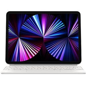 Apple Magic Keyboard (for iPad Pro 11-inch, 1-4 Gen, iPad Air 4-5 Gen, iPad Air 11-inch M2) (QWERTY English) Wit (Refurbished)