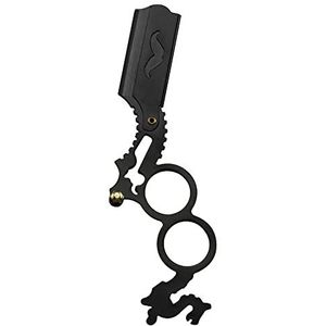 delr Baardscheerapparaat voor mannen, herbruikbaar scheerapparaat voor vrouwen, scheerapparaat voor okselhaar met roestvrijstalen snijder, scheerapparaat voor ontharing