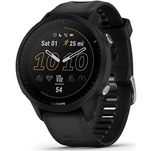 Garmin Forerunner® 955, GPS Running Smartwatch, afgestemd op triatleten, duurzame batterij, zwart (vernieuwd)