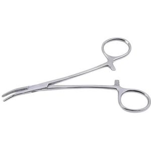 12,5 Cm Gebogen Roestvrijstalen Elleboogschaar Met Gebogen Neus/recht Gebogen Vergrendeling, Hemostatische Pincet, Klemtang