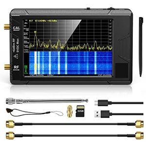 Vectornetwerkanalysator Spectrumanalysator TinySA ULTRA 4"" Weergave 100 kHz tot 5,3 GHz met 32 ​​GB kaartversie V0.4.5.1 Netwerk interne Lan-tester