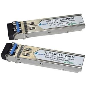 1,25G 120KM 1000BASE 1550nm SMF GLC-ZX-SM optische module LC SFP transceiver (2 stuks)