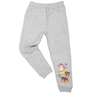 Paw Patrol Joggingbroek voor jongens - Chase, Marshall & Rubble trainingsbroek voor kinderen, sweatbroek, grijs, grijs, 122/128 cm