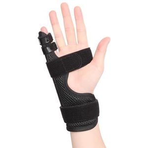 joingood Vingerspalk voor kleine vingers, polsspalk, boxerfractuurspalk, verstelbare spalken voor pink bij gebroken vingers, peesschedeontsteking, geschikt voor linker- en rechterhand (L)