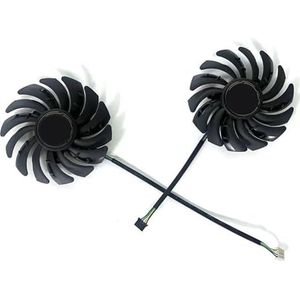 PLD09210S12HH 4-pins koelventilatoren voor RTX2080 RTX2070 grafische kaart voor RTX 2060 2070 2080 SUPER VENTUS grafische kaart (bruin)