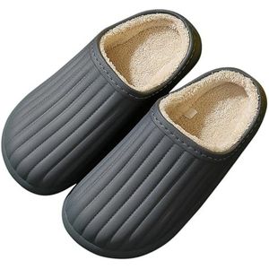 BOSREROY Ademende mode pantoffels voor binnen zachte unisex slaapkamer sandalen waterdichte slip veelkleurig op huisslippers casual, Grijs, One Size
