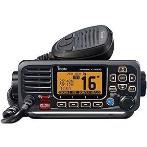 Icom IC-M330 zwart vast VHF Marine radio 25W RF met DSC 129002