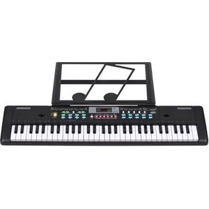 61 Toetsen USB Elektronisch Orgel Elektrische Piano Digitaal Elektronisch Toetsenbord LED-display Met Microfoon 16 Tonen 10 Ritme