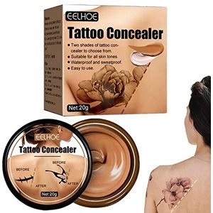 Concealer Crème,Waterproof Concealer Voor Donkere Vlekken Littekens | 20 ml cover-up make-up, gebruik op het lichaam, voor benen, voor mannen en vrouwen (20 ml) Cravin