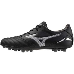 Mizuno Mens IV kunstmatige grond voetbalschoenen, Zwart Zilver, 47 EU