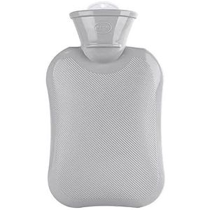 Warmwaterkruik Waterkruik Waterrubberen warmwaterzak voor meisjes, draagbare dikke winter handwarmer waterfles beenwarmers warmwaterzak (500 ml grijs)