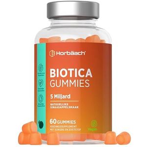 ProBio 5 Billion CFU | 60 Veganistische Gummen | Biotica | Gummies for Men and Woman | Digestive Health | Horbaach