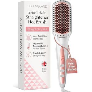 Lily England - Ionische Stijltang Borstel - Rose Gold - 80-230 Graden C Instelbare Temperatuur