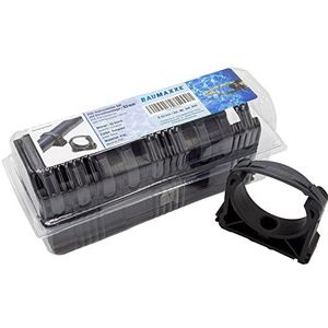 PVC-buisklemmen set I 63 mm I kunststof I 10 stuks I poolaccessoires I buisklem met sluitbeugel I buishouder I geschikt voor PVC-buis Ø 63 mm I bm049