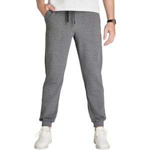 Idtswch - Sportbroek - Donkergrijs - Lange Binnenbeenlengte - Heren Joggingbroek