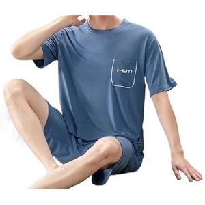 Premium pyjama's for heren, groot en lang, Home Essentials, zachte stretch loungeset, ademend, elastische taille, nachtkleding, ontspannende thuiskantoorkleding, comfortabele outfit for de hele dag(TM
