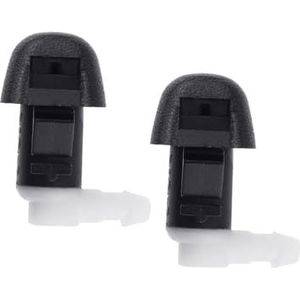 Autovoorruit Mondstuk Voor Odyssey 2011 2012 2013 Auto Sproeierkop 2 Stuks Zwart Plastic Auto Voorruit Washer Jet Nozzles