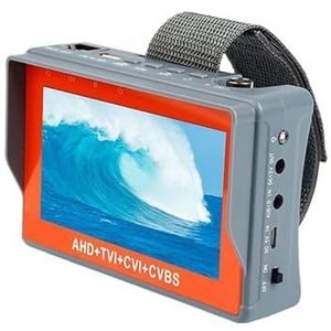 Draagbare cameratester 5 Inch 8MP CCTV Camera Tester Polsband Draagbare AHD TVI CVI Cctv Analoge Video Monitor Ondersteuning PTZ For Cftv Camera HD-camerabeeld weergeven(IV5)